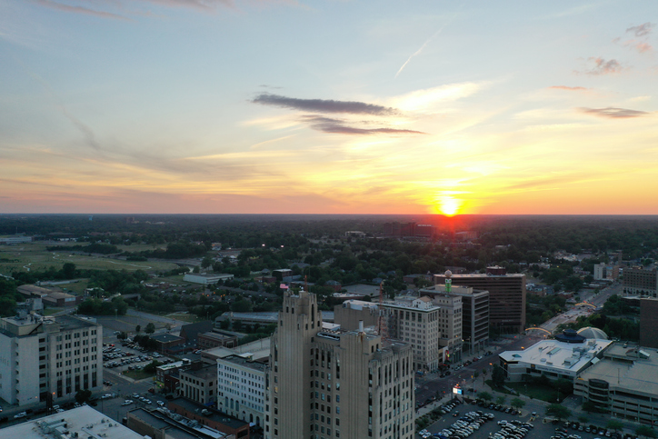 Panoramic Image of Flint, MI